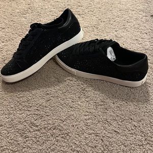 Brand NEW Katy Perry black crystal shoes size 7.5